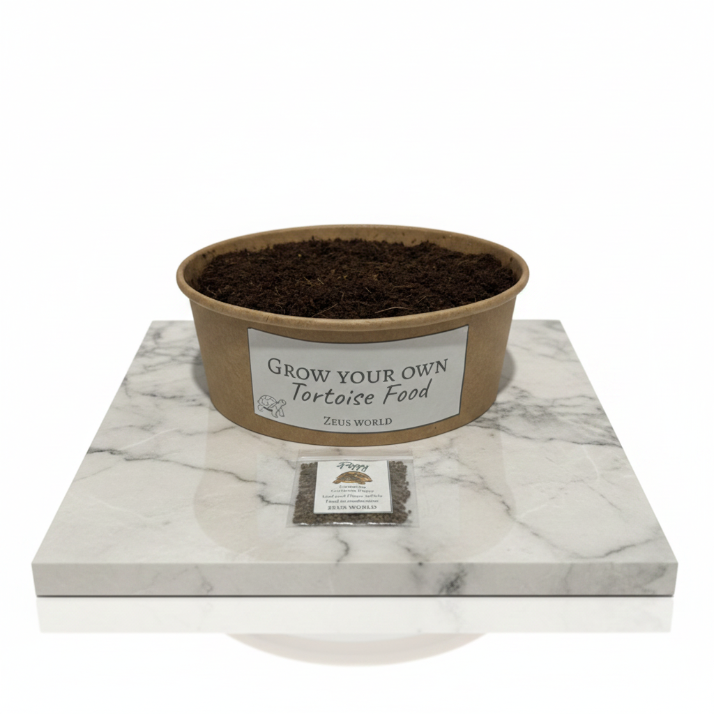 California Poppy | Grow Your Own Tortoise Food Kit | Tortoise Seeds & Organic Soil | Natural Grazing Kit