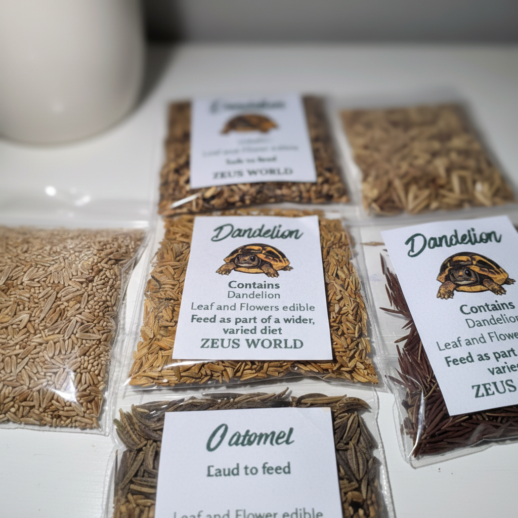 Dandelion Seeds | Grow Your Own Tortoise Food | Tortoise Safe Seed Blend | Natural Reptile Diet