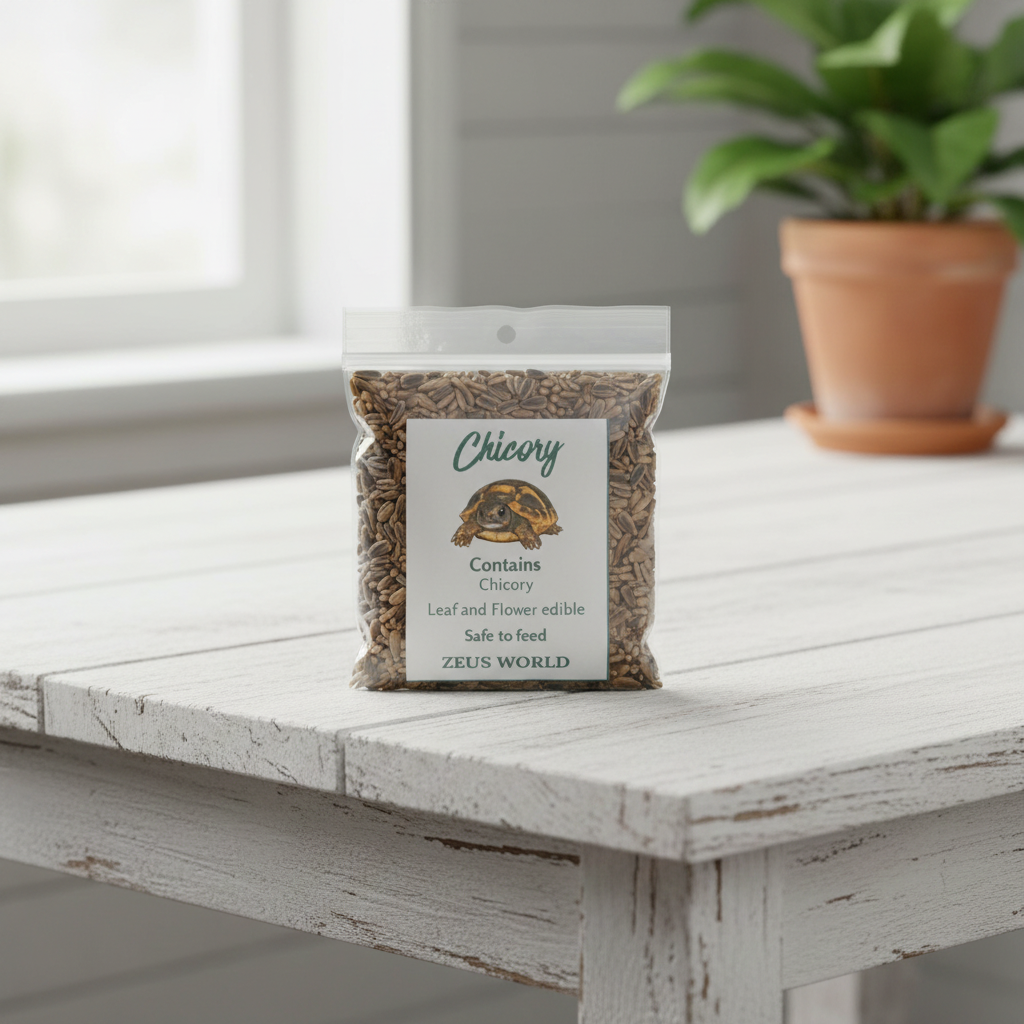 Chicory Seeds | Grow Your Own Tortoise Food | Tortoise Safe Seed Blend | Natural Reptile Diet