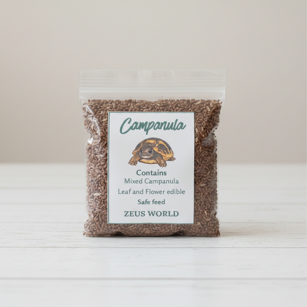 Campanula Seeds | Grow Your Own Tortoise Food | Tortoise Safe Seed Blend | Natural Reptile Diet