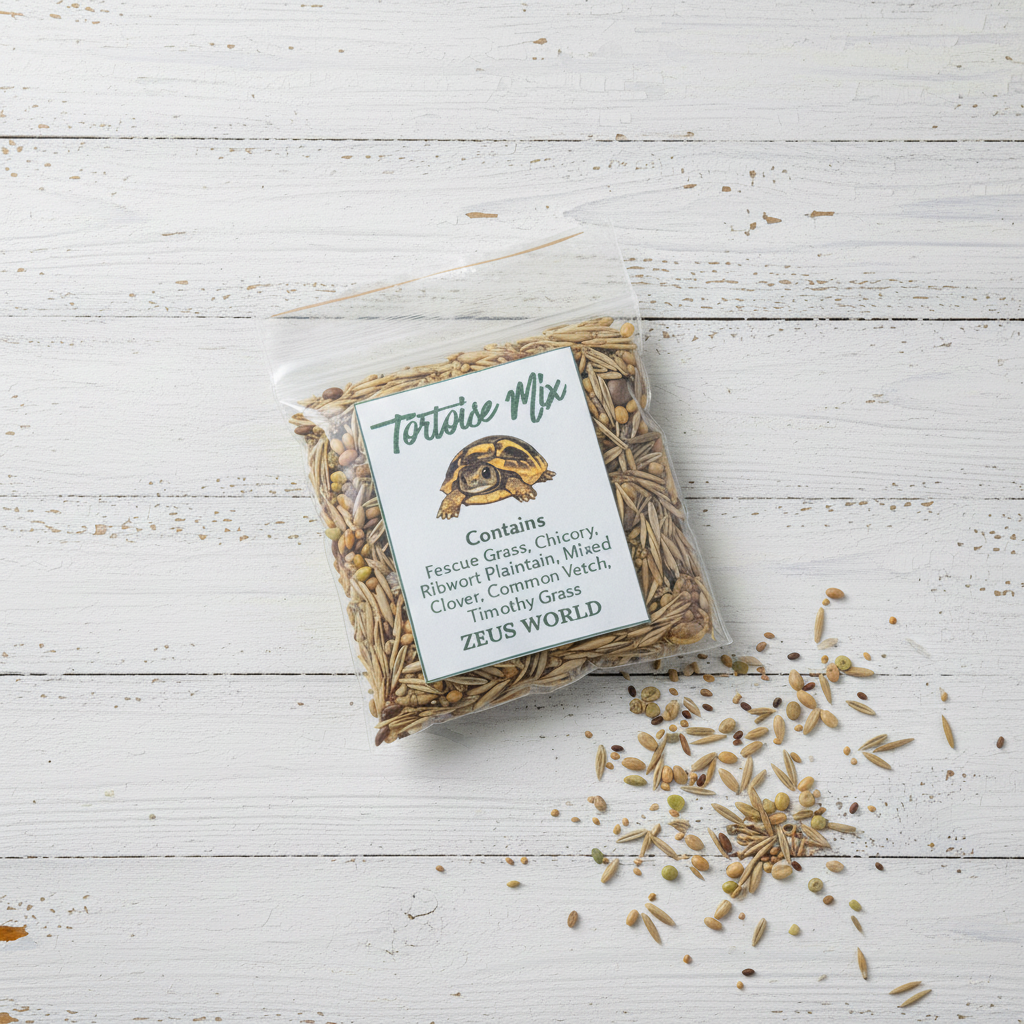 Tortoise Mix Seeds | Grow Your Own Tortoise Food | Tortoise Safe Seed Blend | Natural Reptile Diet