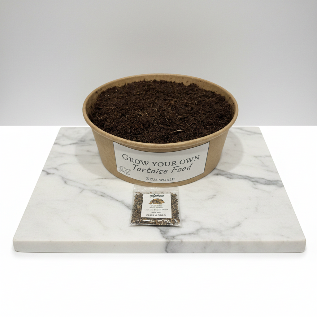 Mallow | Grow Your Own Tortoise Food Kit | Tortoise Seeds & Organic Soil | Natural Grazing Kit