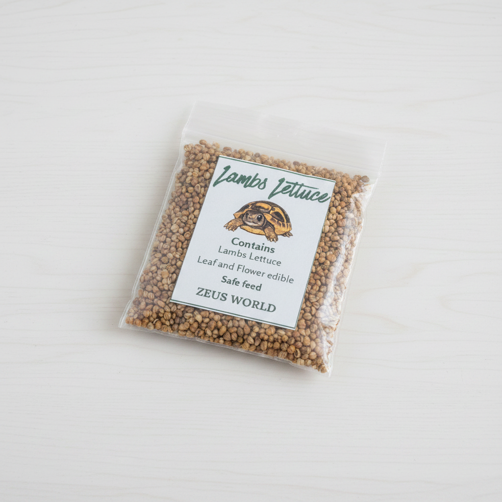 Lambs Lettuce Seeds | Grow Your Own Tortoise Food | Tortoise Safe Seed Blend | Natural Reptile Diet