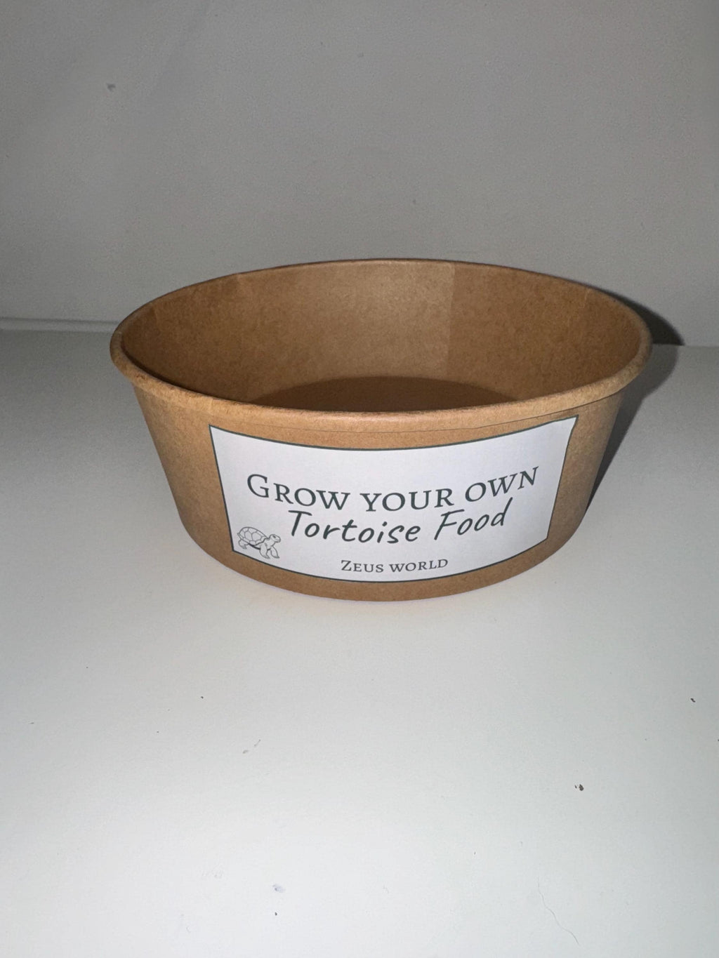 Growing Tub for Tortoise Food |