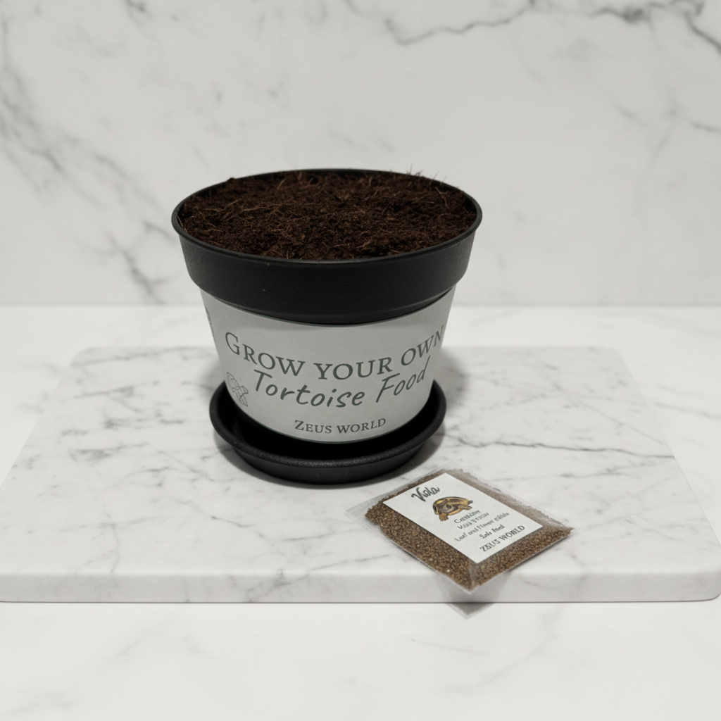 Viola  | Grow Your Own Tortoise Food Kit Pot | Tortoise Seeds & Organic Soil