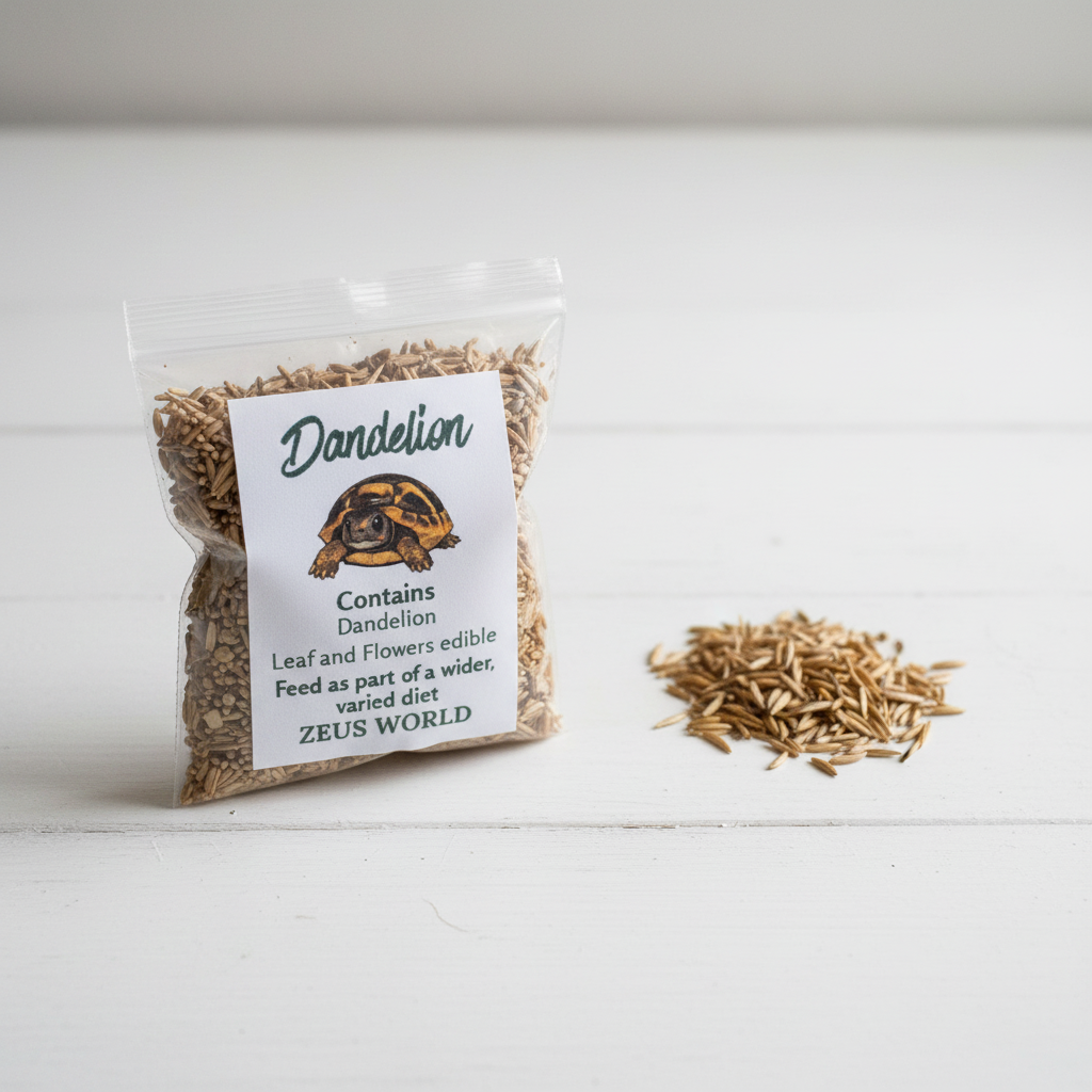 Dandelion Seeds | Grow Your Own Tortoise Food | Tortoise Safe Seed Blend | Natural Reptile Diet