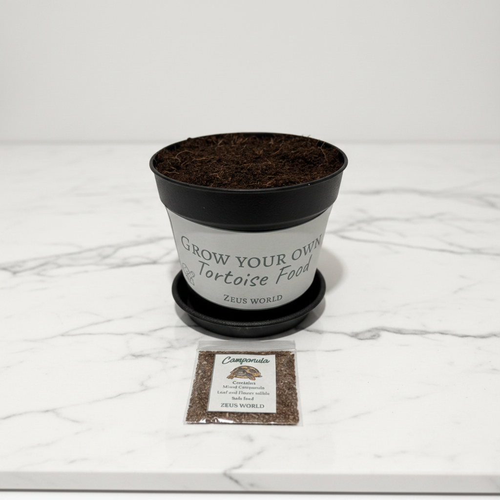 Campanula | Grow Your Own Tortoise Food Kit Pot | Tortoise Seeds & Organic Soil