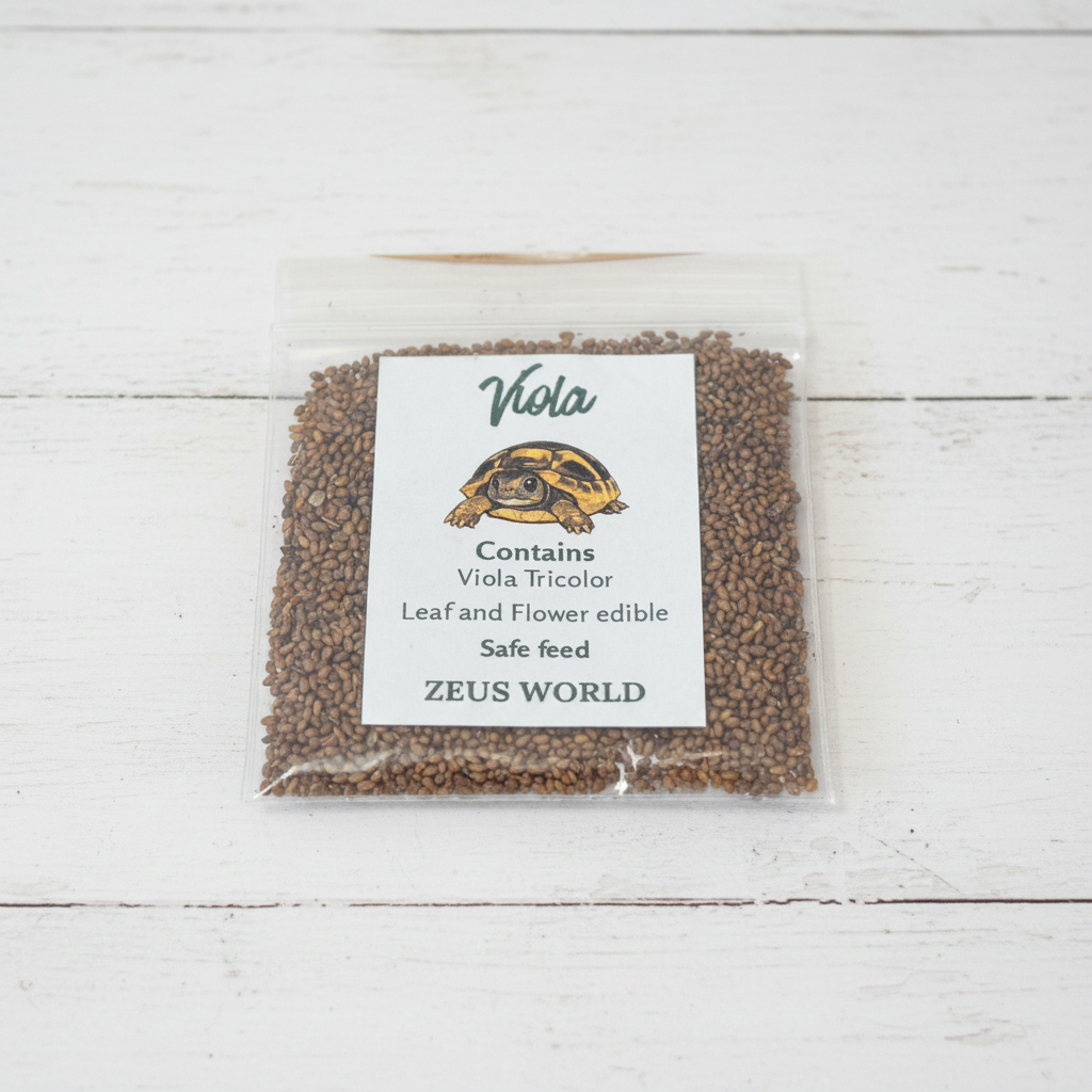 Viola Seeds | Grow Your Own Tortoise Food | Tortoise Safe Seed Blend | Natural Reptile Diet