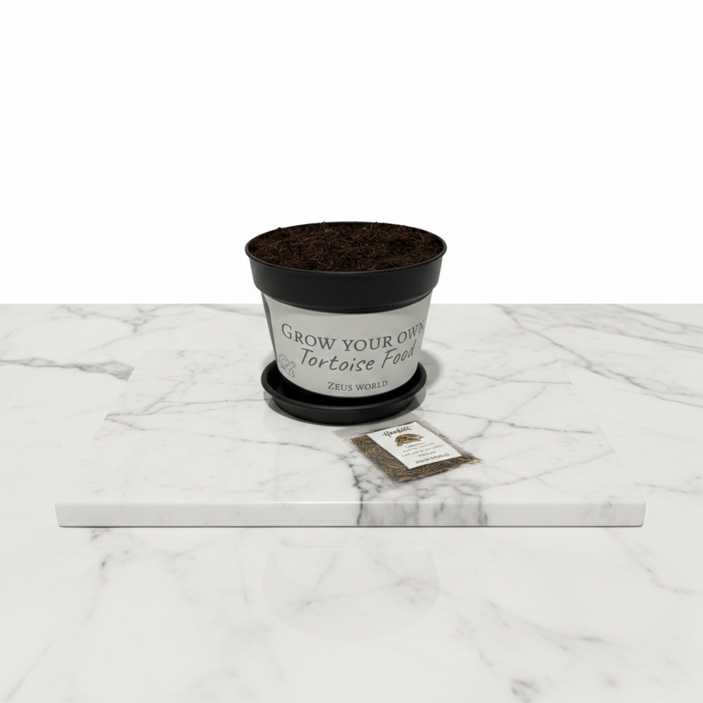 Hawkbit  | Grow Your Own Tortoise Food Kit | Tortoise Seeds & Organic Soil | Natural Grazing Kit