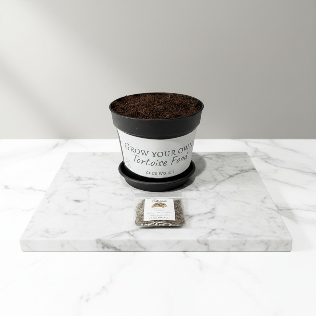 Cosmos | Grow Your Own Tortoise Food Kit | Tortoise Seeds & Organic Soil | Natural Grazing Kit