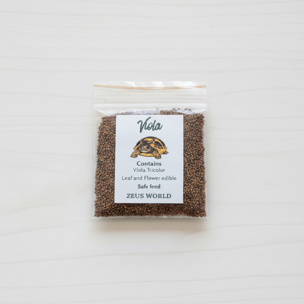 Viola Seeds | Grow Your Own Tortoise Food | Tortoise Safe Seed Blend | Natural Reptile Diet