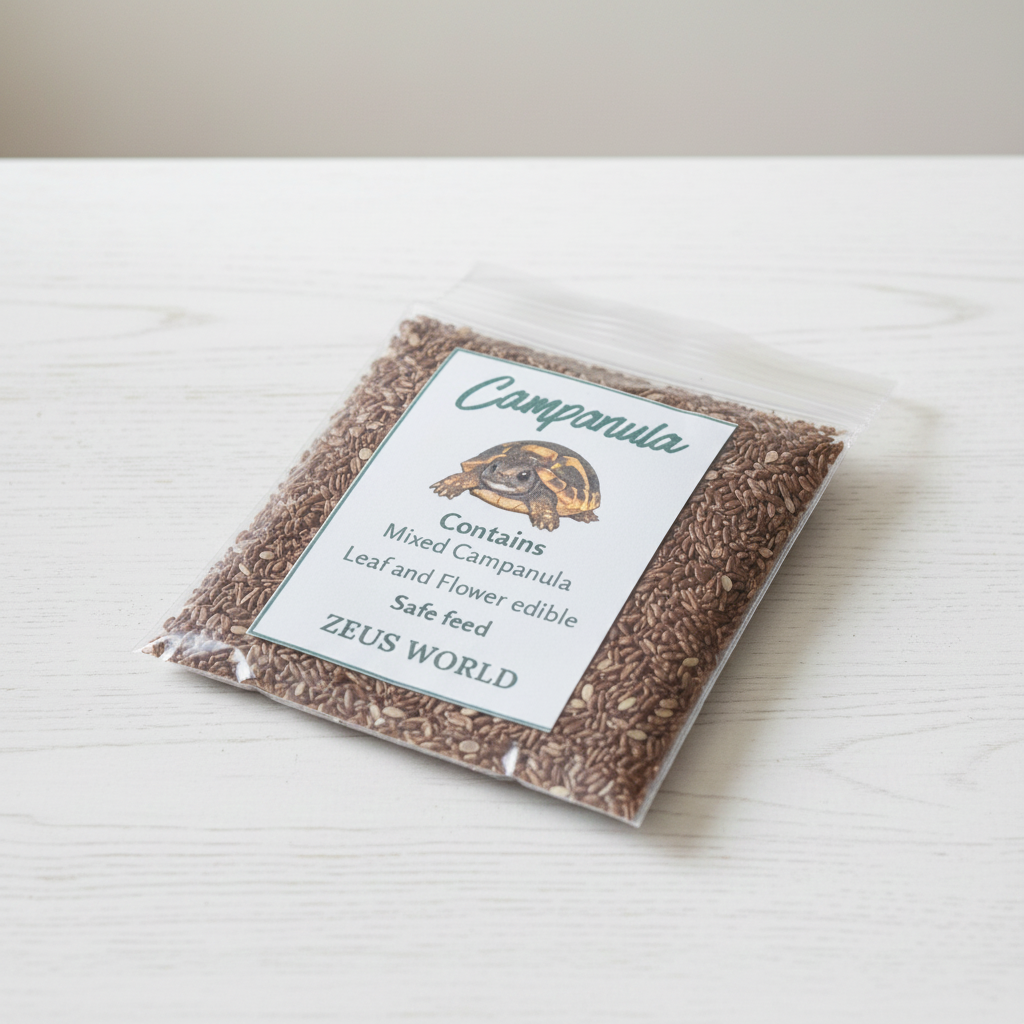Campanula Seeds | Grow Your Own Tortoise Food | Tortoise Safe Seed Blend | Natural Reptile Diet