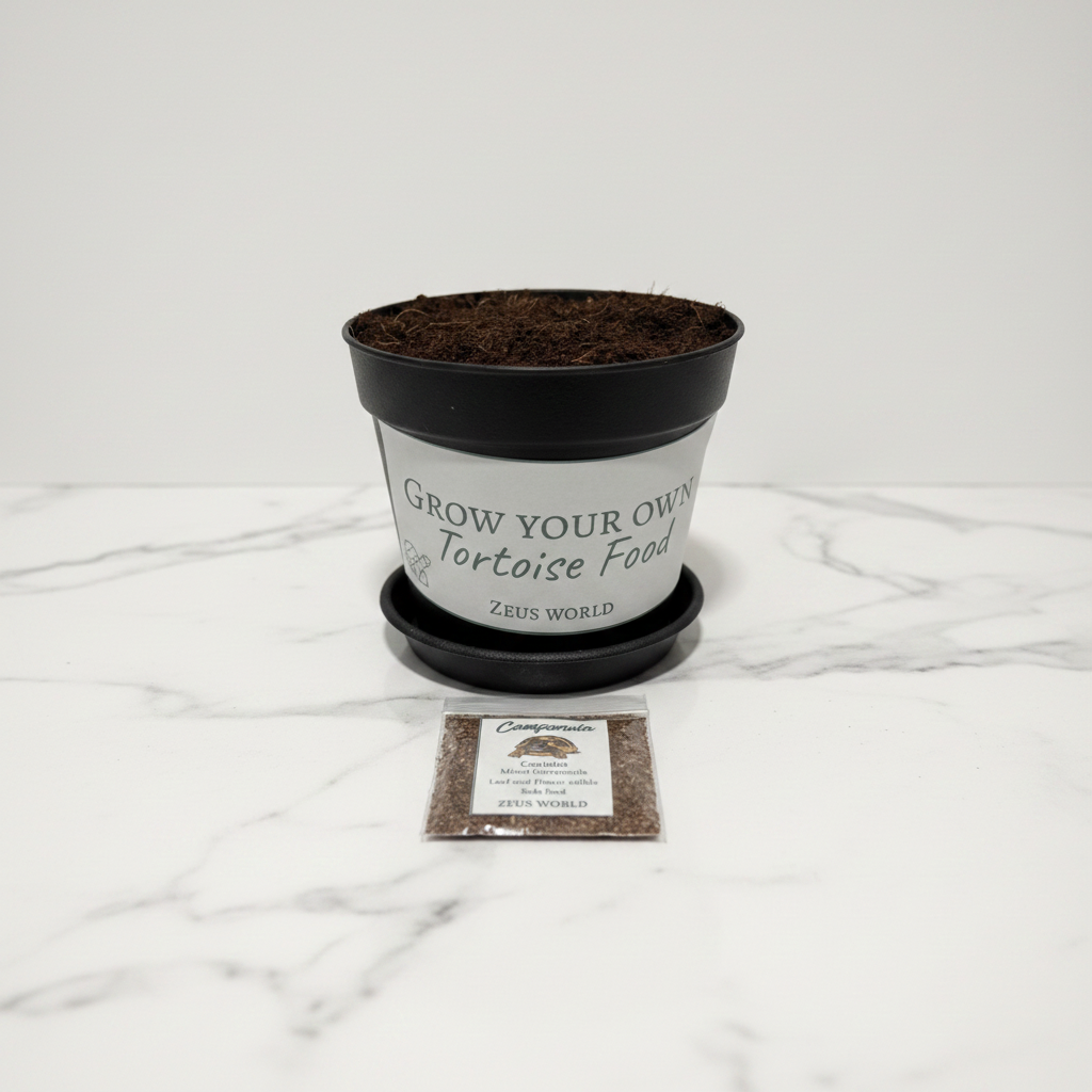 Campanula | Grow Your Own Tortoise Food Kit Pot | Tortoise Seeds & Organic Soil