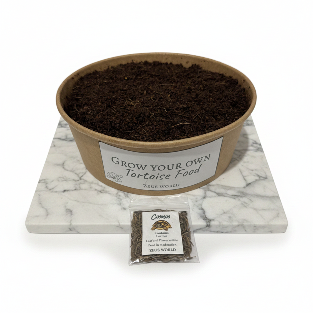 Catsear | Grow Your Own Tortoise Food Kit | Tortoise Seeds & Organic Soil | Natural Grazing Kit (Copy)