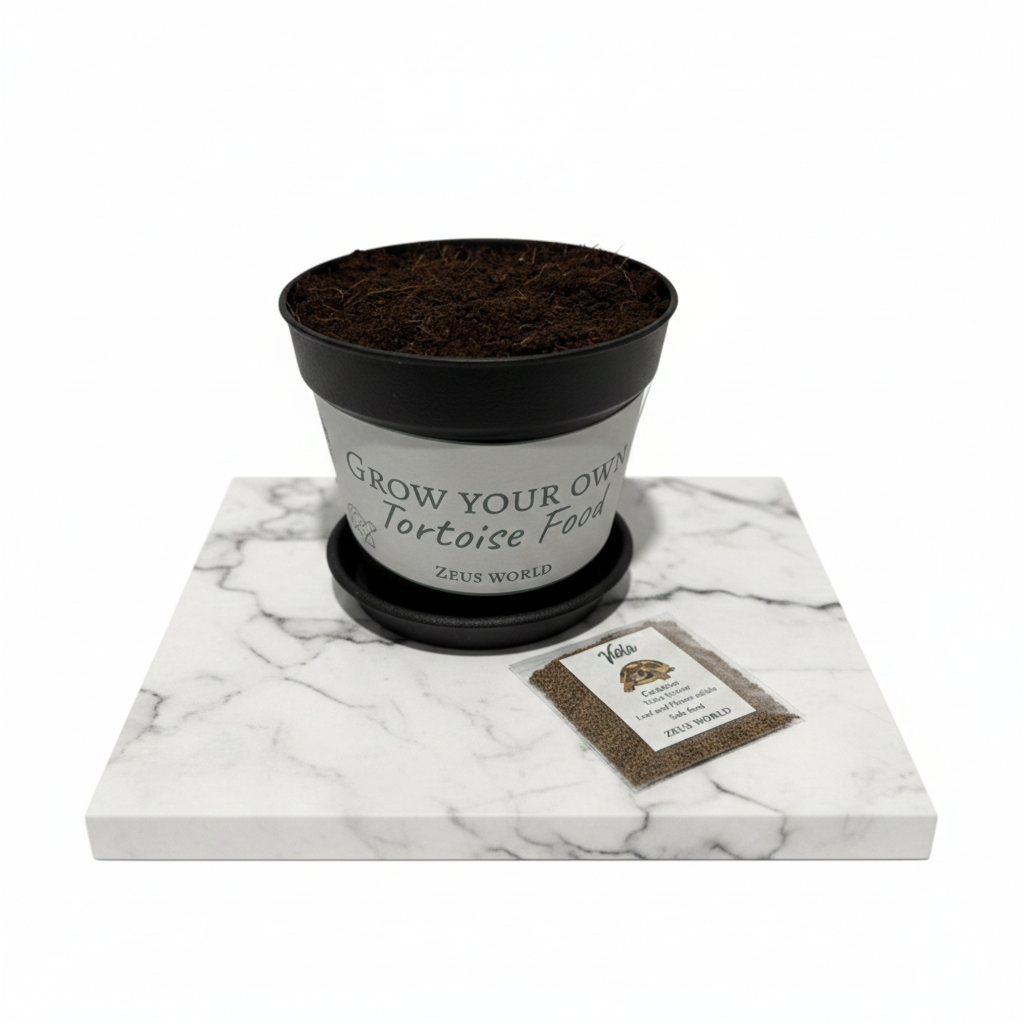 Viola  | Grow Your Own Tortoise Food Kit Pot | Tortoise Seeds & Organic Soil