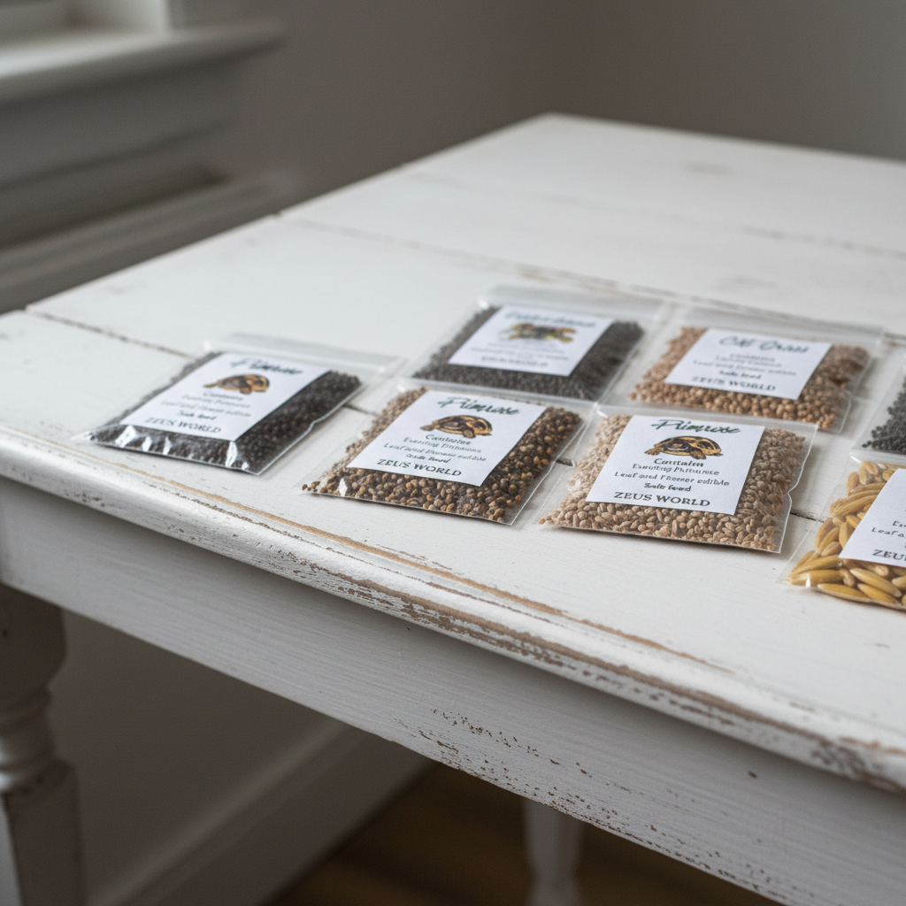 Primrose Seeds | Grow Your Own Tortoise Food | Tortoise Safe Seed Blend | Natural Reptile Diet