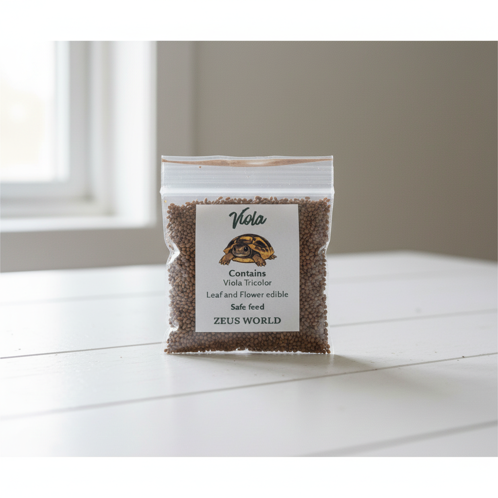Viola Seeds | Grow Your Own Tortoise Food | Tortoise Safe Seed Blend | Natural Reptile Diet