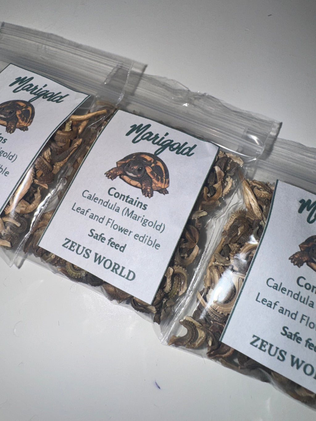 Marigold Seeds | Grow Your Own Tortoise Food | Tortoise Safe Seed Blend | Natural Reptile Diet