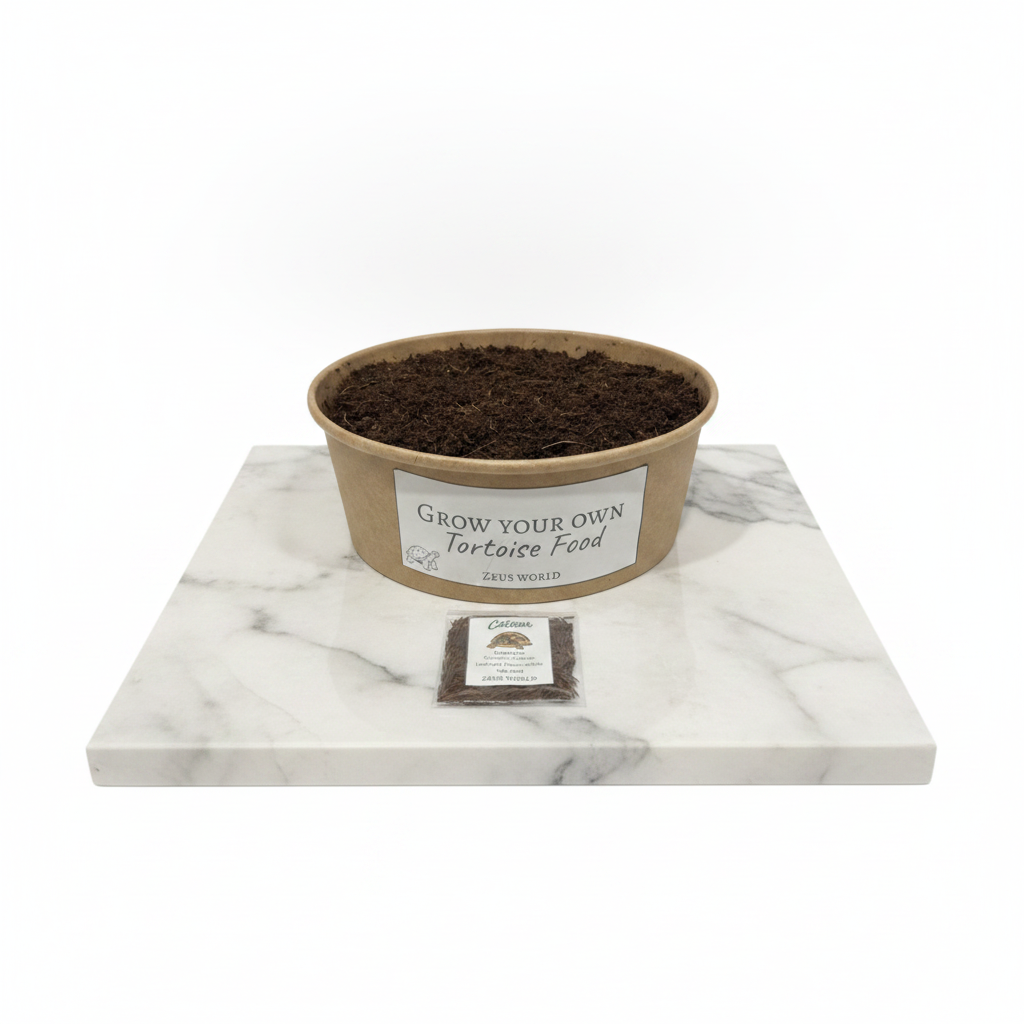 Catsear | Grow Your Own Tortoise Food Kit | Tortoise Seeds & Organic Soil | Natural Grazing Kit (Copy)