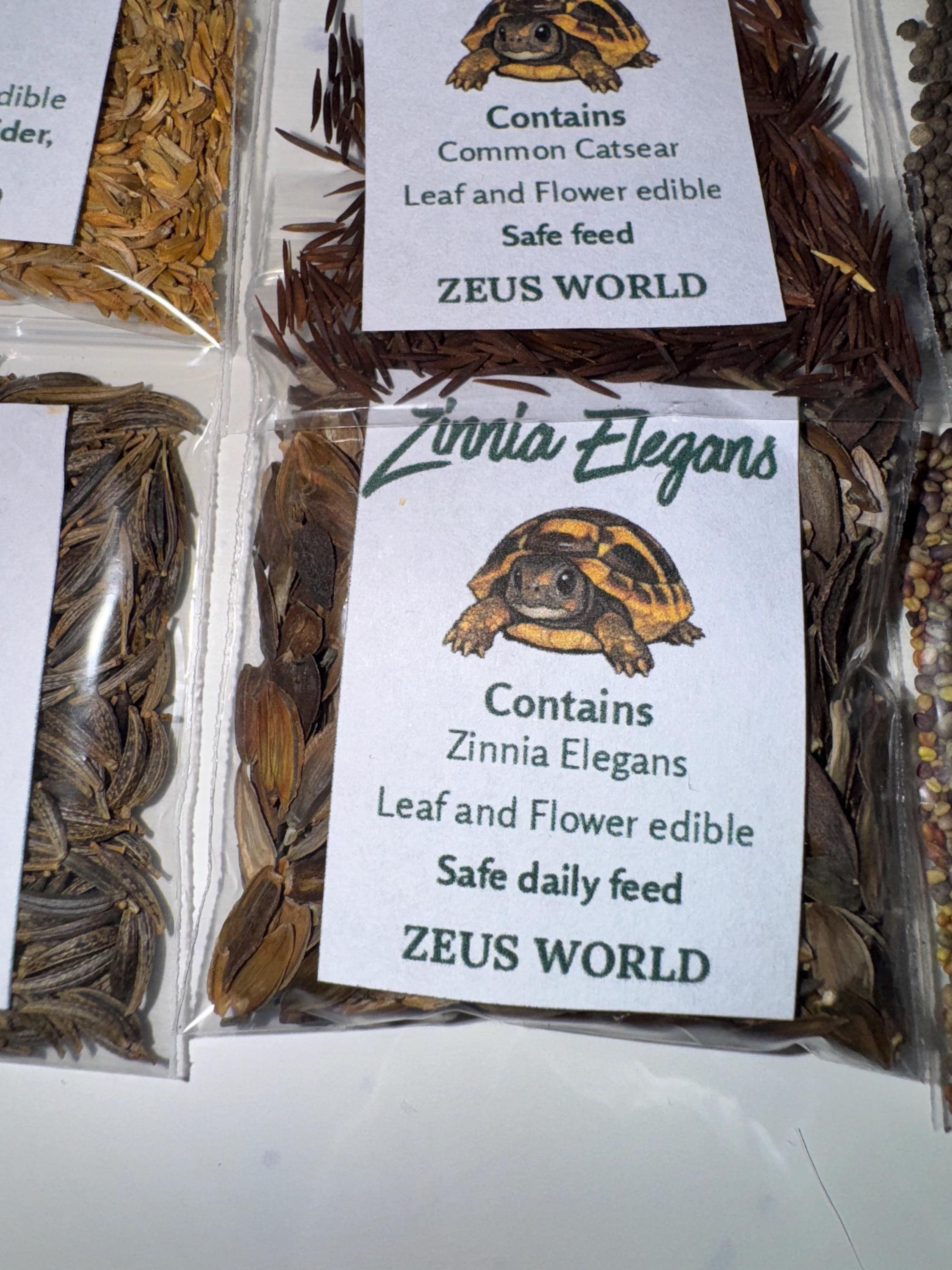 Zinnia Elegans Seeds | Grow Your Own Tortoise Food | Tortoise Safe Seed Blend | Natural Reptile Diet