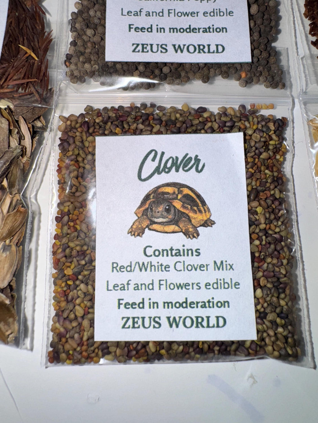 Clover Seeds | Grow Your Own Tortoise Food | Tortoise Safe Seed Blend | Natural Reptile Diet